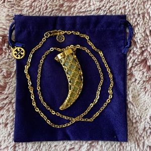Tory Burch Babylon Horn Necklace